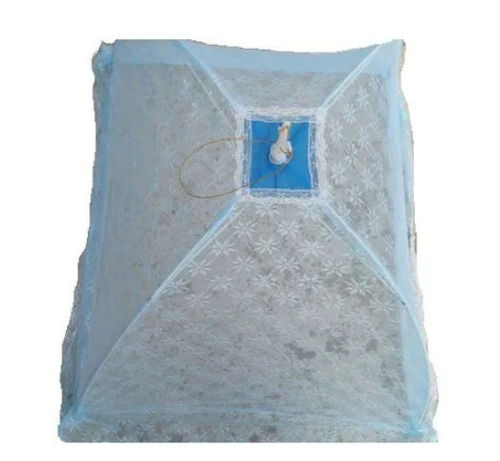 Light Weight Easy To Hang 4 Stick Poly Cotton Rectangular Shaped Baby Mosquito Net Size: Different Size