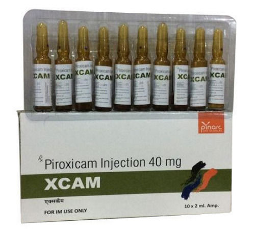 Piroxicam Injection 40 Mg, 10x2 Ml Pack