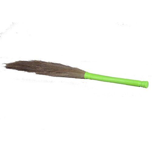 Plain Brown Grass Broom For Floor Cleaning