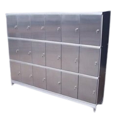 Gray Rectangular Secure Steel Bank Locker