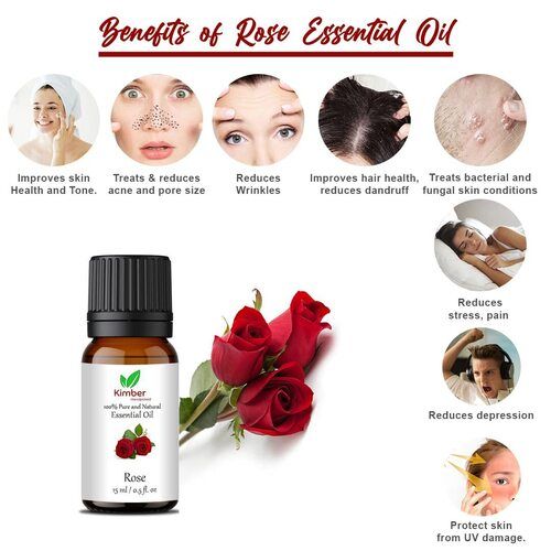 Rose Flavour Pure And Natural Essential Oil