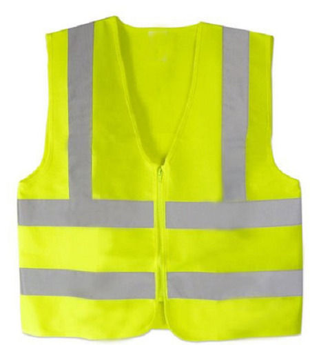 Tear Resistance Skin Friendly Polyester Foam Sleeveless Reflective Safety Jacket