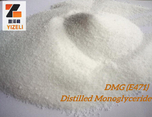 100% Pure White Dmg E471 Distilled Monoglyceride 