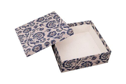 8 Mm Cardboard Rectangular Printed Gift Box, 22.86 X 22.86 X 7.62 Cm