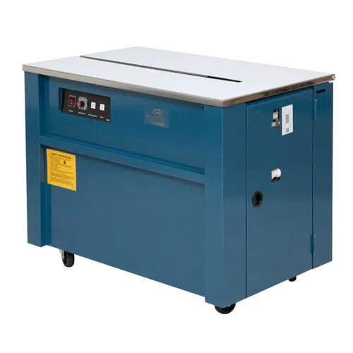 Color Coated Single Phase Semi Automatic Box Strapping Machine