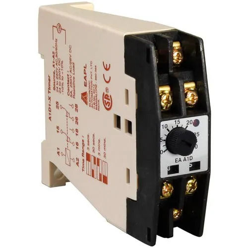 EAPL On Delay Timers (A1D1-X), 240 VAC, 100 M Ohms Insulation Resistance