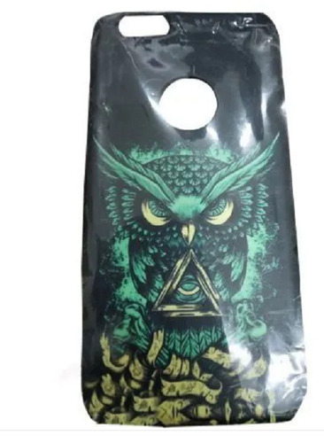 Rectangle Shape Printed Pattern Rubber Mobile Cover For Protect Damage And Dust