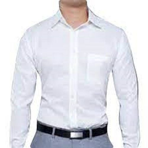 Washable And Breathable Plain Full Sleeve Formal Wear Mens Shirt