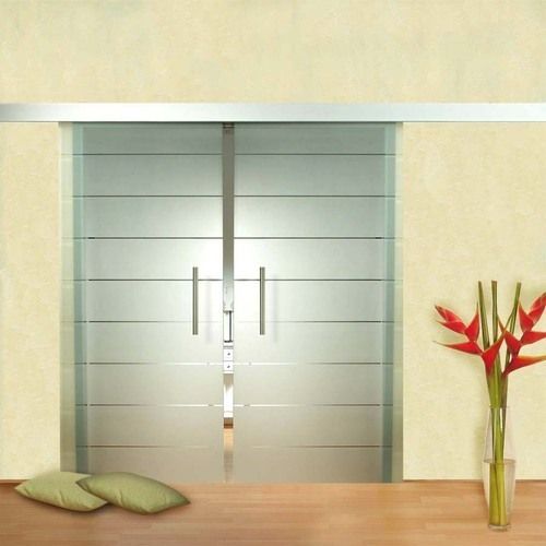 6 To 8 Feet Height Glass Door With 20 Mm Glass Thickness And 3 To 4 Feet Width