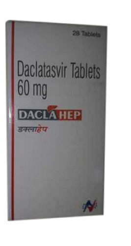 60 Mg Antiviral Daclatasvir Tablet For Hepatitis C Infection