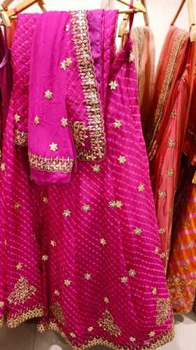 Festive Wear Ladies Pink Cotton Kota Patti Sarees With Separate Blouse Piece Application: Agriculture