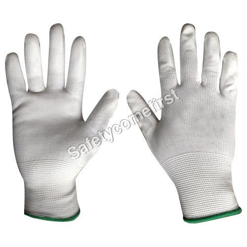 Industrial Full Finger PU Coated Safety Hand Gloves