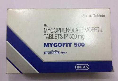 Mycofit 500 Mycophenolate Mofetil Tablet 500mg, 6x10 Tablets Blister Pack