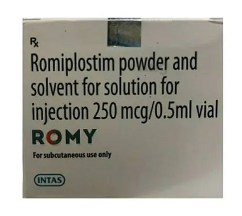 रोमी रोमिप्लोस्टिम पाउडर और सॉल्वेंट इंजेक्शन 250mcg