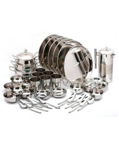 Steel Dinner Set