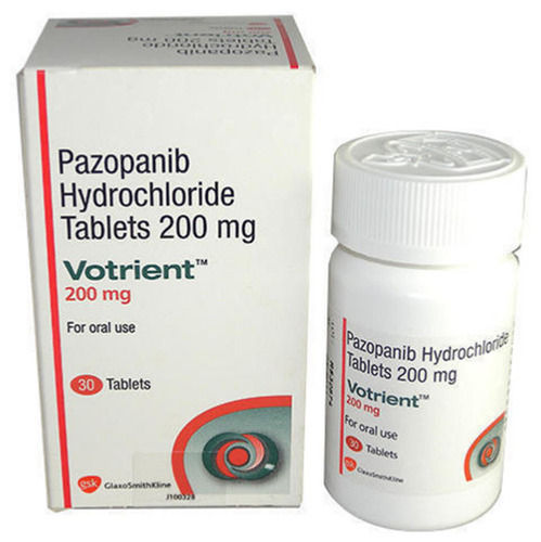 Votrient Pazopanib Tablets 200mg, 1 x 30 Tablets Bottle Pack