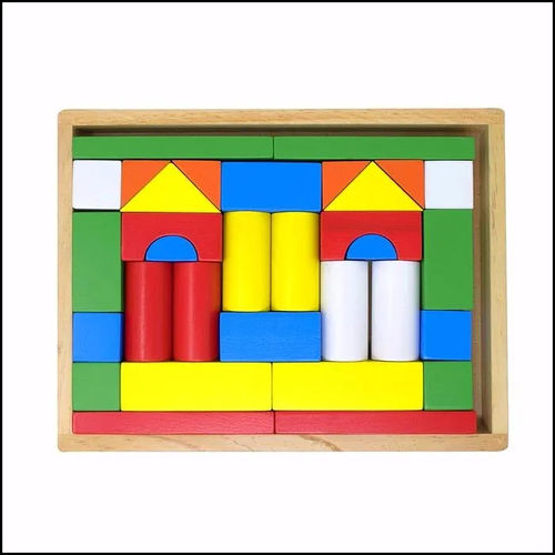 Wooden Building Block Toy for 4-6 Years Child Age Group