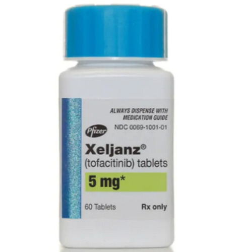 Xeljanz Tofacitinib Tablets 5Mg, 1*60 Tablets Bottle Pack Store In Cool And Dry Place