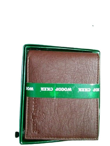 White 2.5X3.5 Inch Size Genuine Leather Material Casual Simple Design Wallet For Men