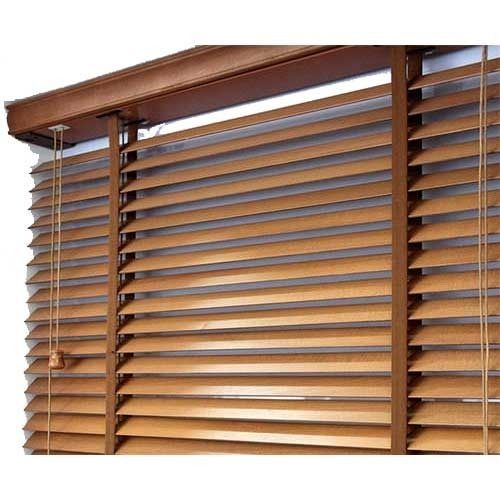 4 To 6 Feet Height And 3 To 4 Feet Width Micro Wood Venetian Blind Industrial