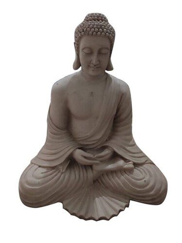 40 Inch Fiber Buddha Statue for Worship Use