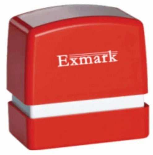 Exmark Type-F Red Pre Inked Stamp For Office, Colleges And Companies Use