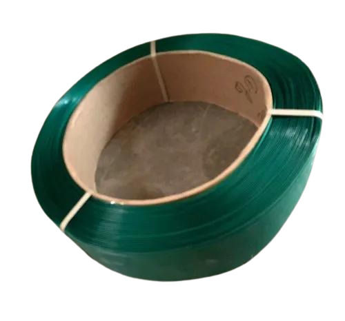 Green PP Plastic Strapping Rolls With 100 Meter Length And 0.55 to 1.22 mm Thickness