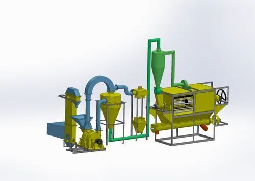 Semi-Automatic Industrial Dust Free Operation High Speed Automatic Pulverizer Grinder