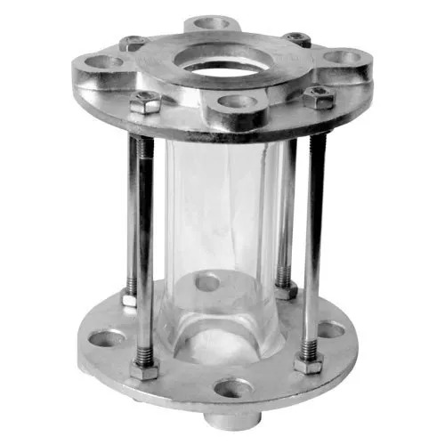 Stainless Steel Check Valve Sight Glass - Color: Silver