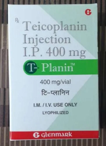 Teicoplanin Injection IP 400mg/Vial Pack For I.M/I.V. Use Only