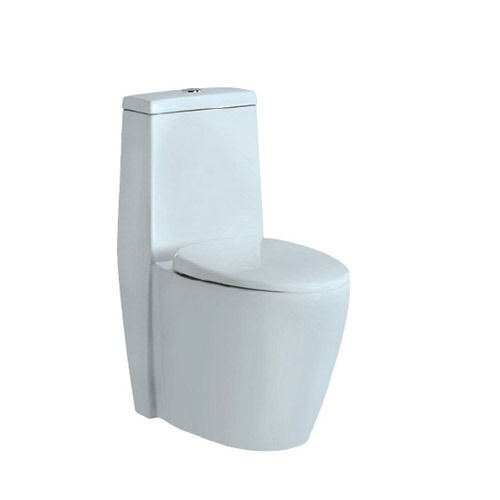 16.1 Kg Weight White Ceramic Floor Mounted Sanitary Ware For Bathroom 