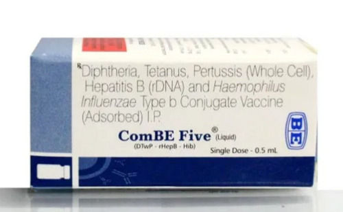 Diphitheria Tetanus Pertussis Hepatitis B Haemophilus Influenzae Type B Conjugate Vaccine I P 10X0.5Ml Vial Pack Application: Industrial