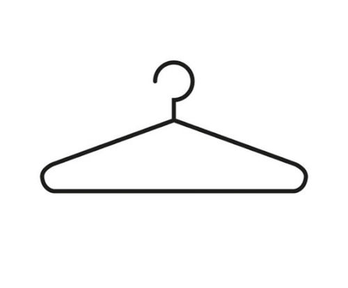 Flexible Plain Plastic Drawing Hanger For Coat And Jeans Hanging