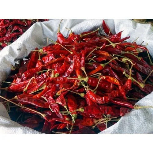 Black Hot And Pungent Whole Dried Dark Red Chilli With/Without Stem