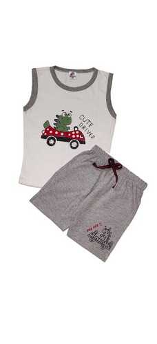 Skin Frienldy Cotton Kids Vest Set With Shorts