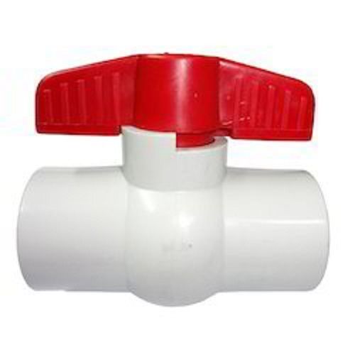 Black White And Red 3 Inch Two Way Water Connection Pvc Valve (350 Gram)