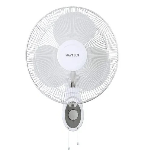 120 Spokes Havells Platina Wall Fan - Color: White