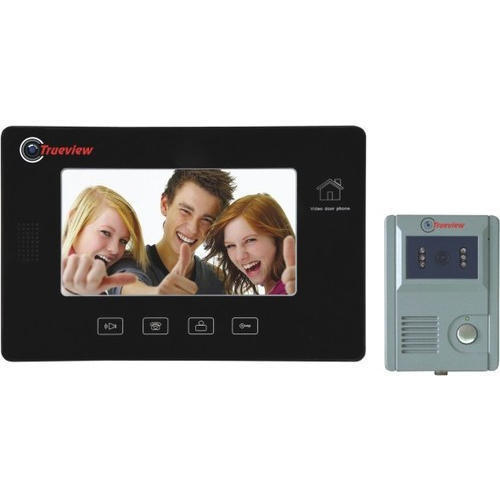 Red / Blue 50-60Hz Ccd Sensor Vdp Trueview Video Door Phone With 7 Inch Display