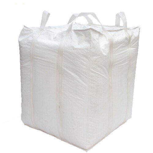 White Bottom Stitched Plain Jumbo Bag For Grocery Packaging Use