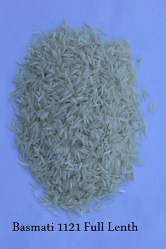 एक्सपोर्ट क्वालिटी व्हाइट पॉलिश्ड फुल लेंथ 1121 बासमती चावल, 2% टूटा हुआ