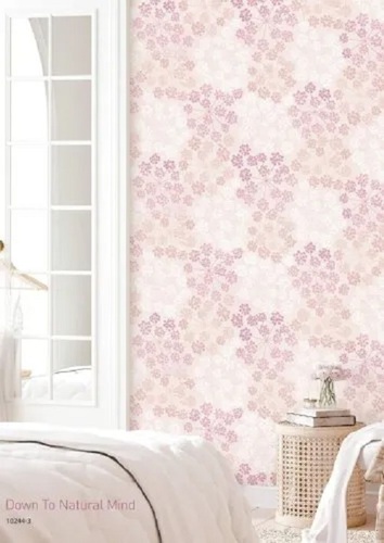 घर की सजावट के लिए पीवीसी और कोटेड कोरियन पेपर इम्पोर्टेड डिज़ाइनर वॉल पेपर