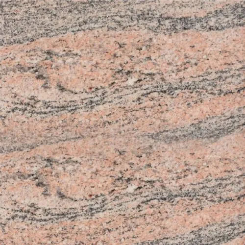 Skin Friendliness Slip Resistance Rectangular Indian Juparana Granite Slab (17 mm)