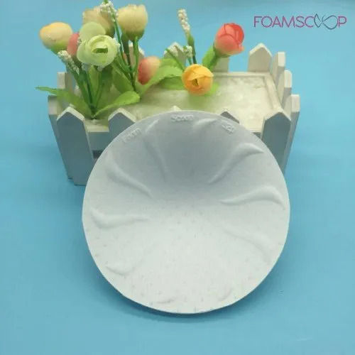 Skin Friendly Round Shape Polyester Bra Cups For Swimwear