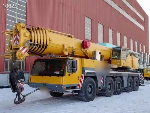 Silver Satin Used Liebherr 200 Ton Ltm1200-5.1 Terrian Crane