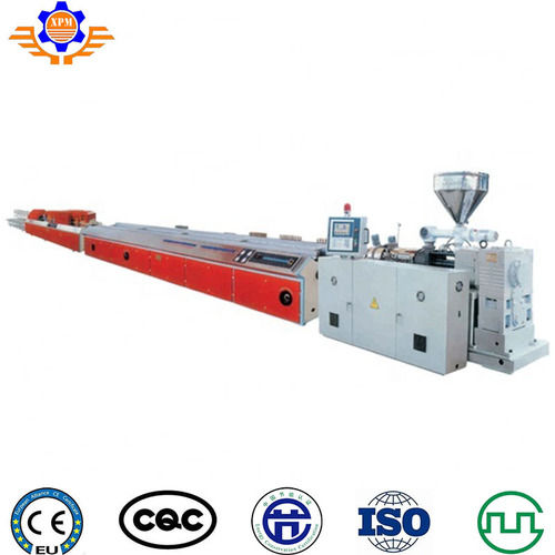 300mm PVC Profile Extrusion Machine With Conical Double Screw Plastic Extruder