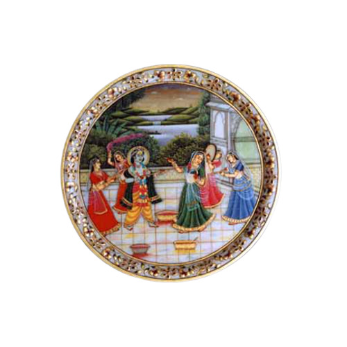 Antique Imitation Polished Hinduism Religious Activities Marble Decorative Item 