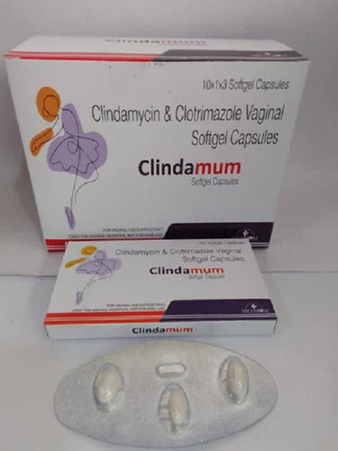 Clindamum Clindamycin And Clotrimazole Softgel Capsule, 10x1x3 Blister