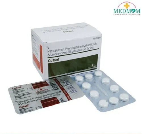 Cufset Paracetamol, Phenylephrine And Levocetirizine Dihydrochloride Tablet