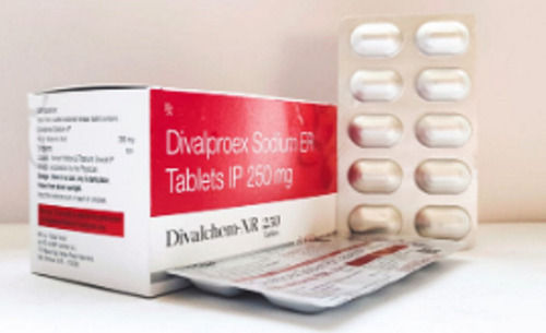 Divalchem-xr 250 Divalproex Sodium Extended Release Ip Tablets 250mg, 10x10 Tablets Blister Pack