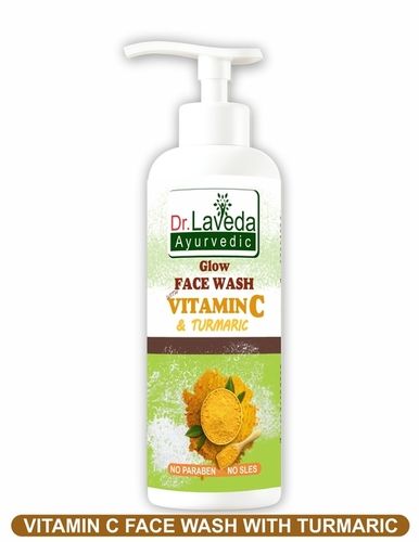 Glow Face Wash With Vitamin C And Turmeric (Dr. Laveda) Color Code: Yello